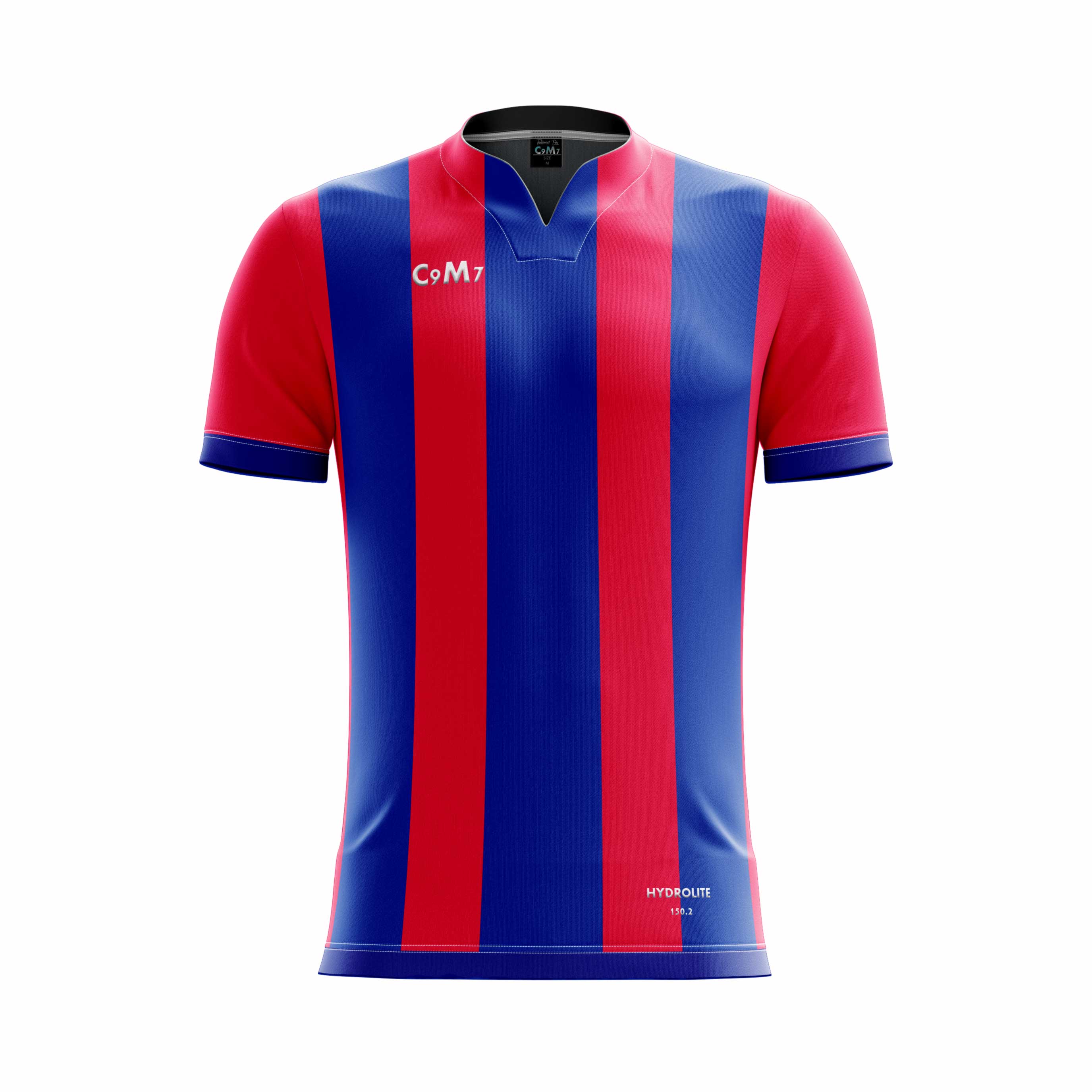 blue and red football jersey
