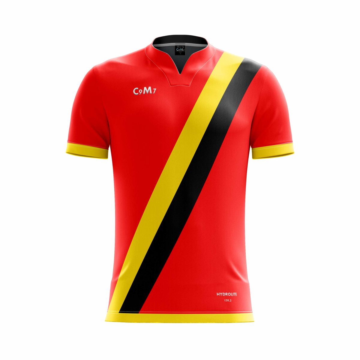 Red Yellow and Black Custom Football Jersey