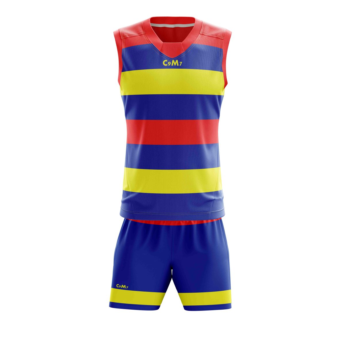 Blue Red Yellow AFL Kit