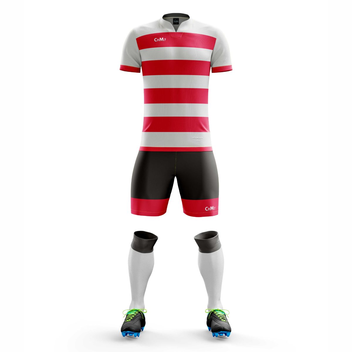 Kids Hooped Football Kit