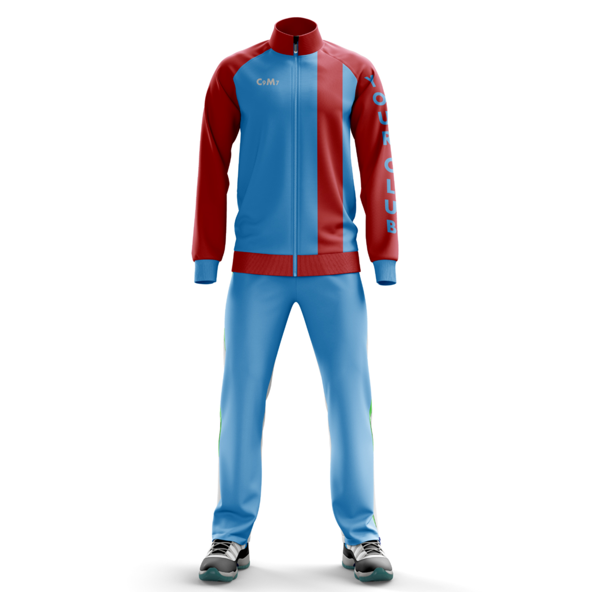 The Pitchside Custom Tracksuit, A Tracksuit For Any Type Of Sports Team