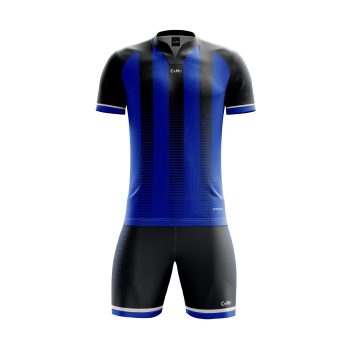 Black and Blue Football Kit